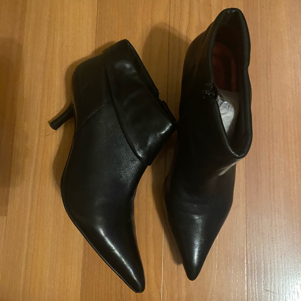 Black ankle boots